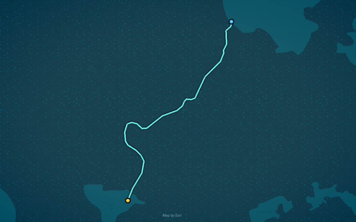 Paddle route map for Gopher Key Creek