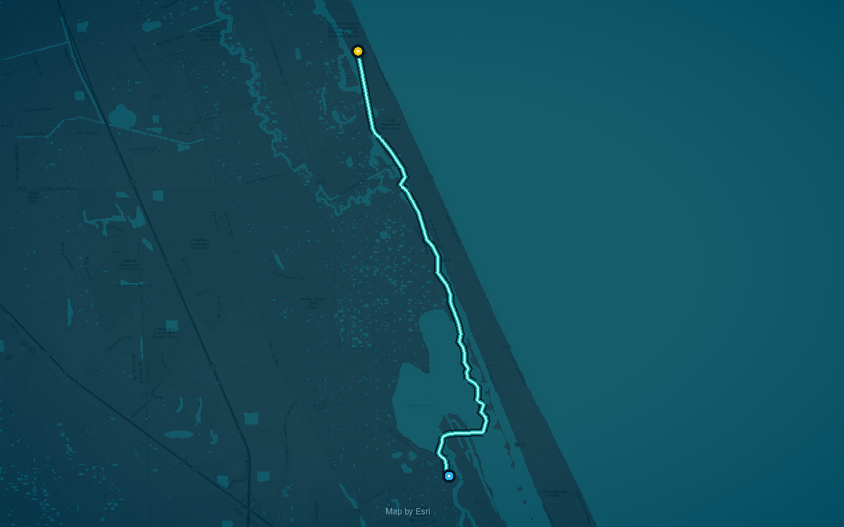 Segment 23 Tomoka / Pellicer Saltwater Paddling Trail - North County Blueway Trail