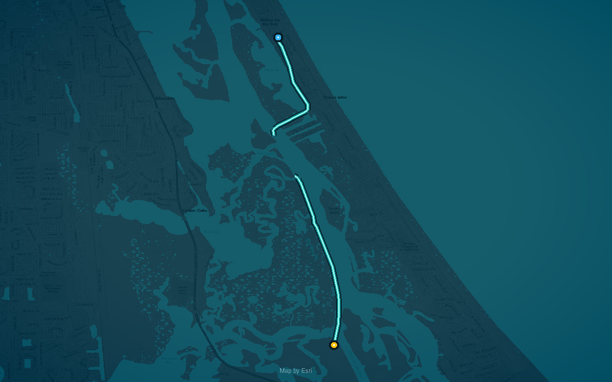 Segment 23 Tomoka / Pellicer Saltwater Paddling Trail (Wilbur Rose Blueway Trail)