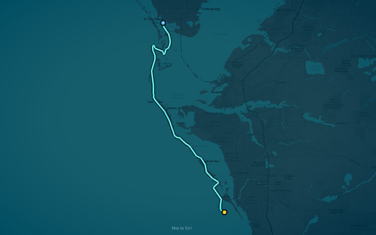 Segment 9 Tampa Bay / Longboat Key Saltwater Paddling Trail - Great Calusa Blueway Trail
