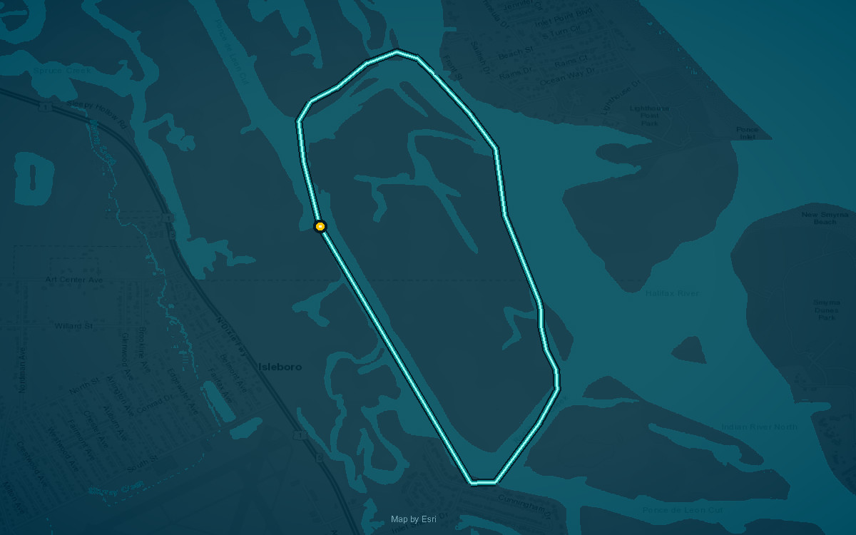 Spruce Creek to Disappearing Island