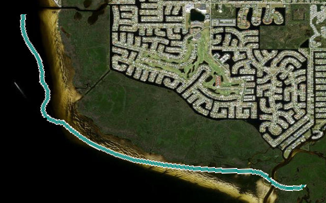Paddle route map for Explorer Trail