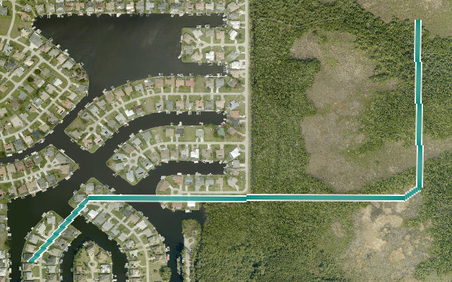 Four Mile Cove Ecological Preserve Trail