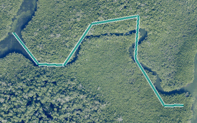 Paddle route map for The Whip